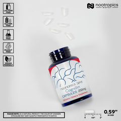 Close-up of Cognizin capsules highlighting brain health benefits