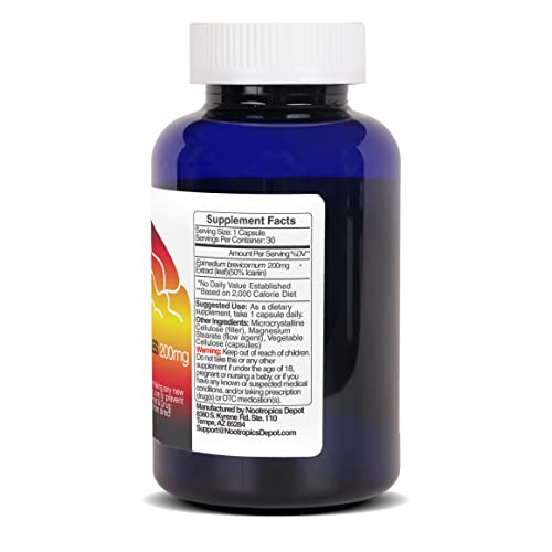 Nootropics Depot Horny Goat Weed bottle on shelf for reliable everyday wellness