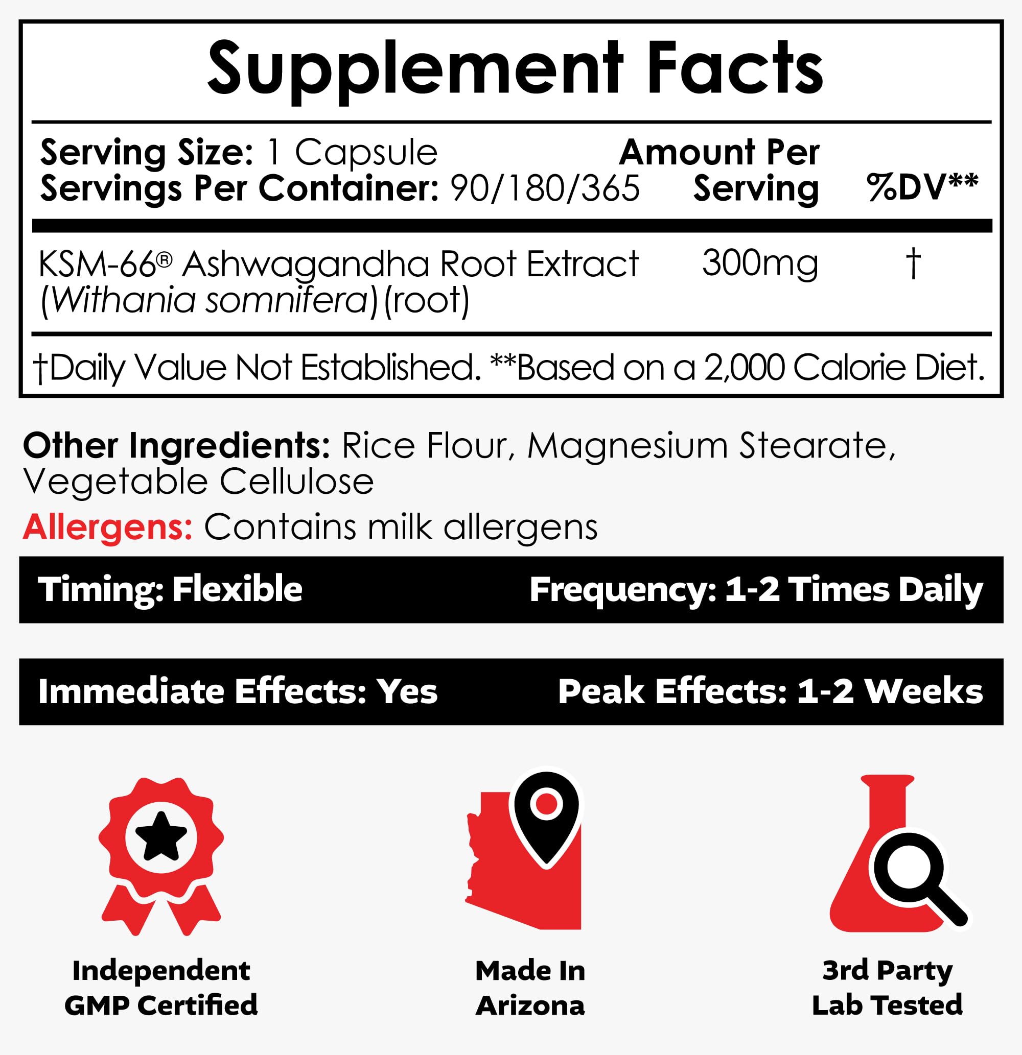 Nootropics Depot KSM-66 Ashwagandha capsules closeup for daily stress support.