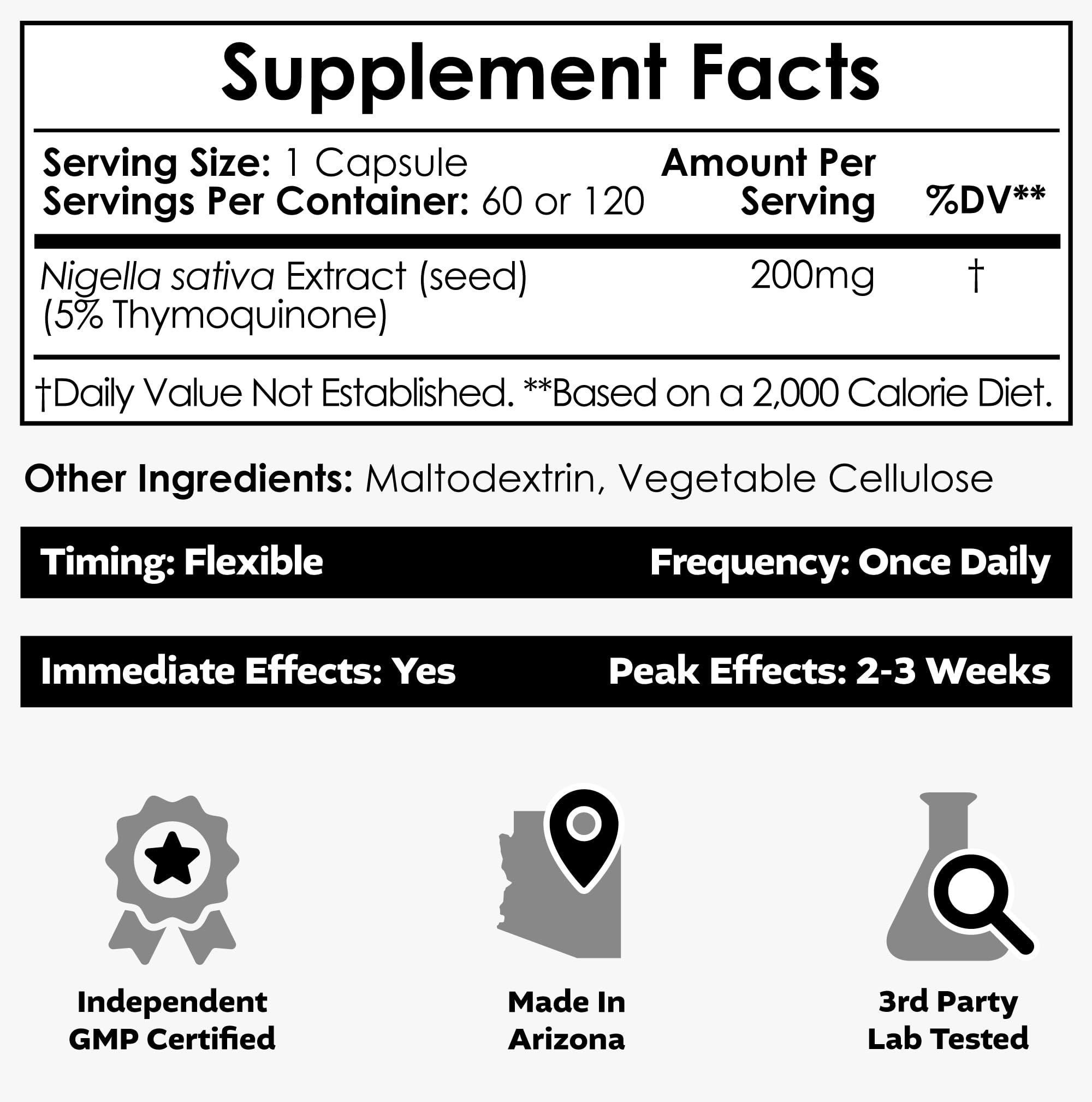 Nootropics Depot Nigella Sativa capsules pouring, convenient for daily routines.