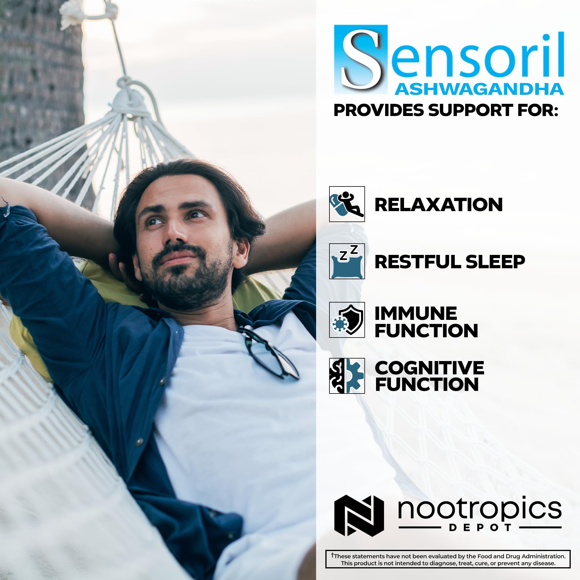 Nootropics Depot Sensoril capsules suggest cognitive support
