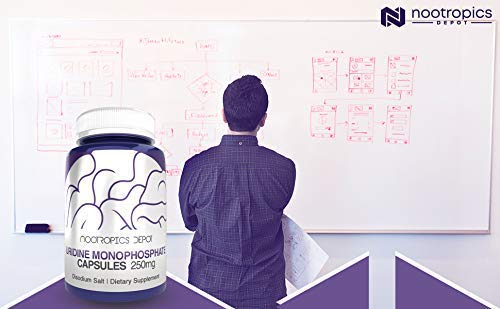 Close-up of Uridine Monophosphate capsules emphasizing quality and consistency
