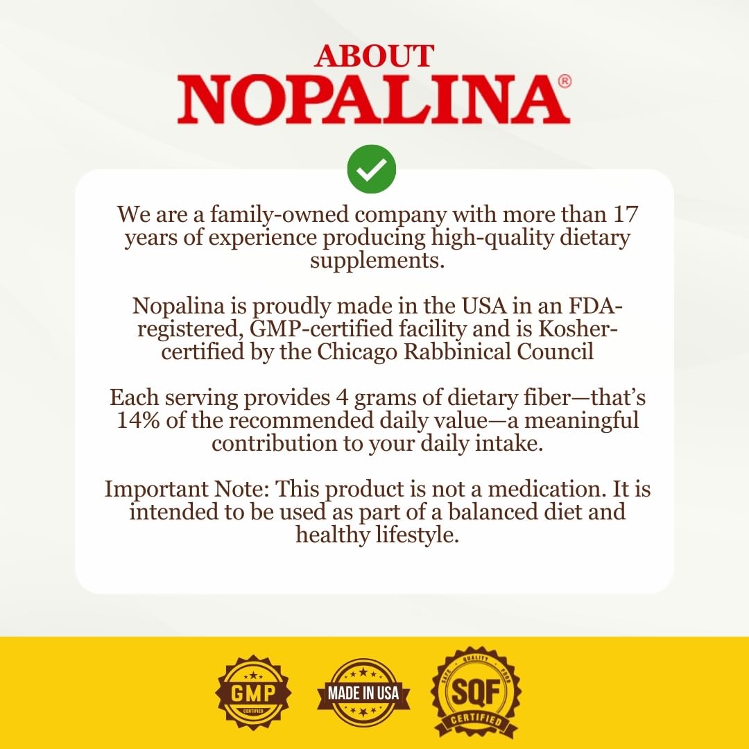 Nopalina Flax Seed Plus Capsules packaging beside yogurt bowl for versatile use.