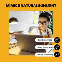 Norb sunlight-simulation LED chip captures daylight without UV exposure.