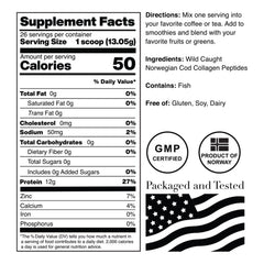 US GMP-certified NorCal Marine Collagen packaging signals quality