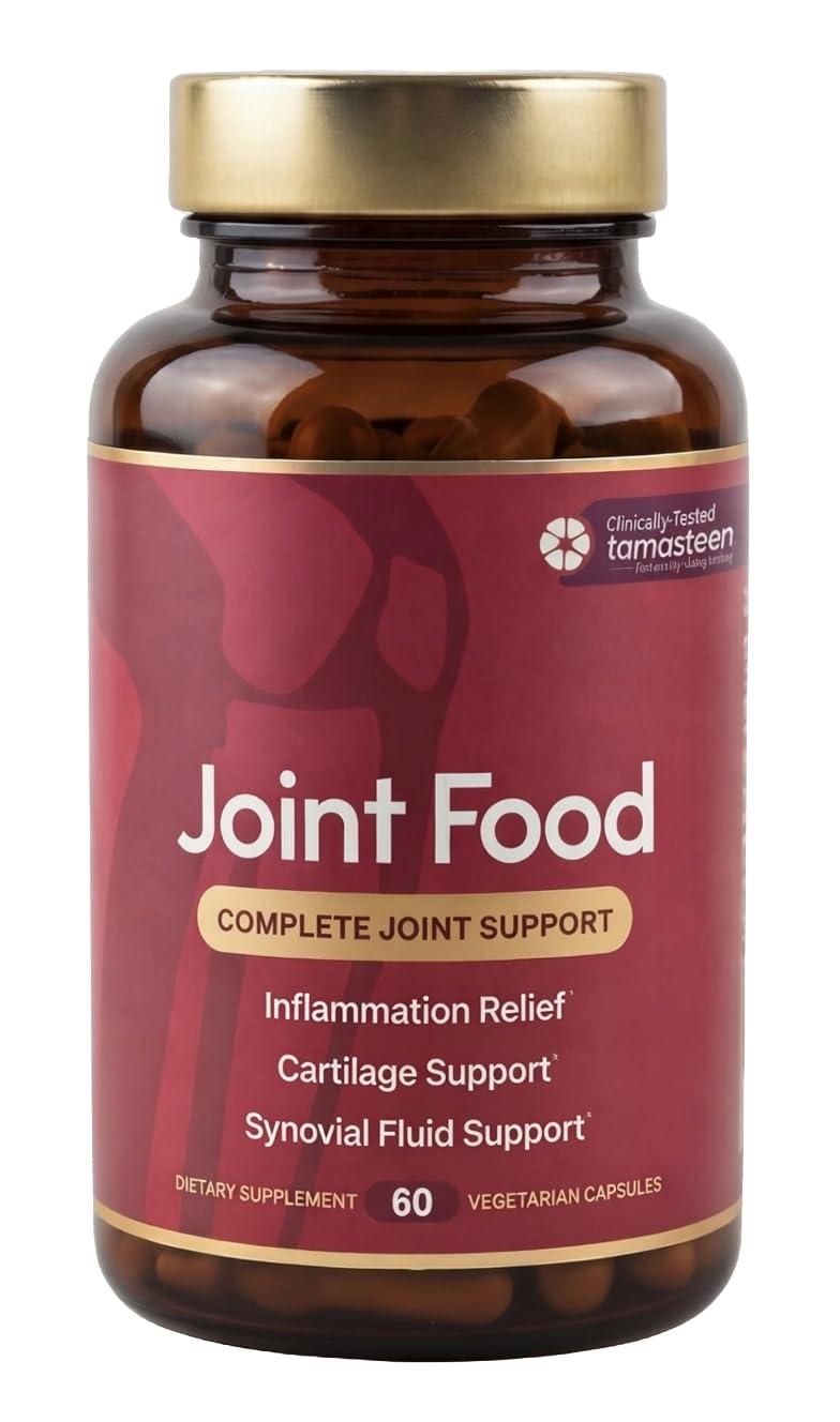 Nordic Healthy Living Joint Food bottle on table shows convenient daily use