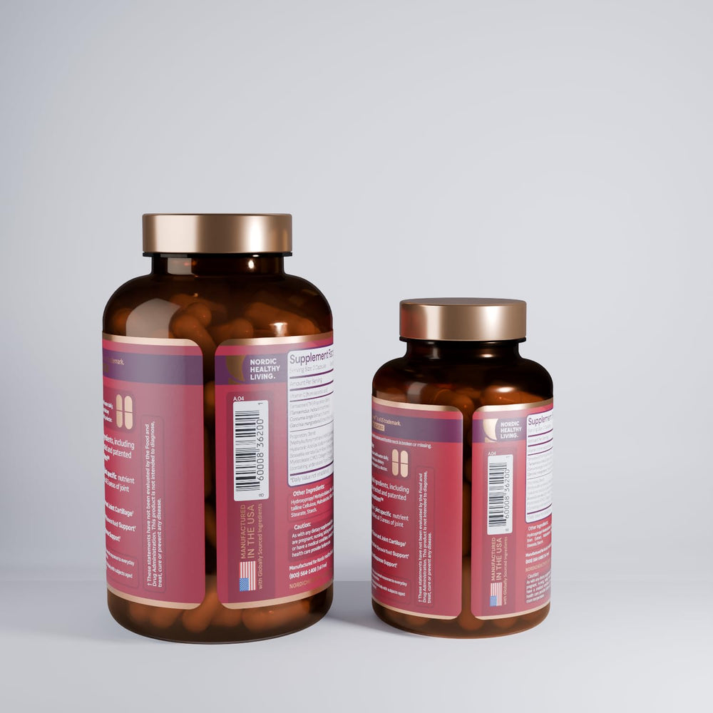 Nordic Healthy Living Joint Food capsules closeup for regular use