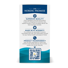 Nordic Naturals Algae DHA ingredients panel showing microalgae source