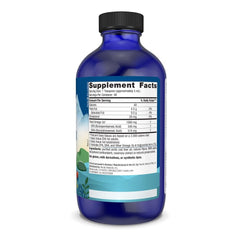 Nordic Naturals Arctic Cod Liver Oil orange liquid slow pour showing smooth texture