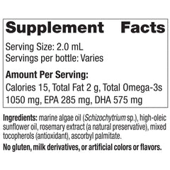 Close-up of the dropper used for precise DHA drops.