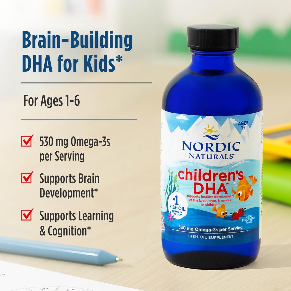 Nordic Naturals Children’s DHA orange child drink ready for daily use