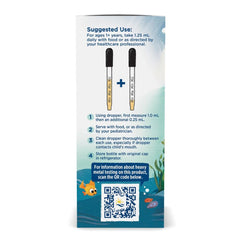 Nordic Naturals label highlights purity and non-GMO standards