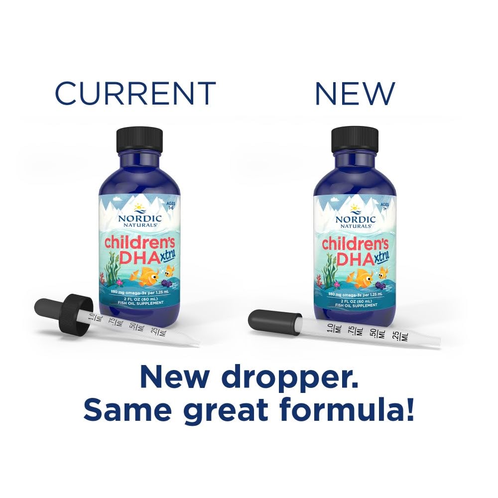 Nordic Naturals Berry Punch bottle with measuring spoon for simple serving