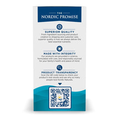 Nordic Naturals Complete Omega-D3 lemon soft gels being poured for convenient daily use.