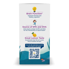Nordic Naturals Complete Omega Jr. label emphasizes purity and non-GMO ingredients.