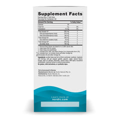 Nordic Naturals Complete Omega lemon capsules close-up highlighting triglyceride form for better absorption.