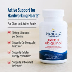 Nordic Naturals CoQ10 Ubiquinol packaging illustrating sustainable design