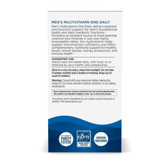 Nordic Naturals Men’s Multivitamin One Daily label closeup with energy nutrients