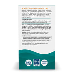 Nordic Naturals Nordic Flora Probiotic Daily capsules closeup suggests easy daily dosing