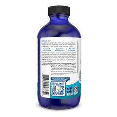 Nordic Naturals Omega-3D bottle with lemon slice for easy meal mixing