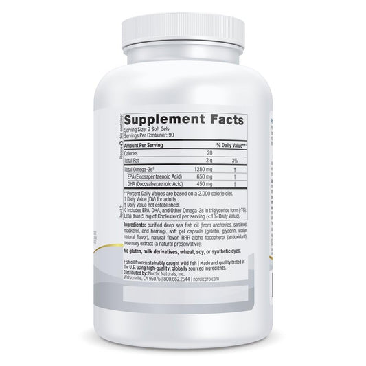 Nordic Naturals ProOmega lemon soft gels closeup, highlighting lemon flavor and EPA/DHA