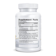 Close-up of Nordic Naturals ProOmega Lemon soft gels for heart and brain support.