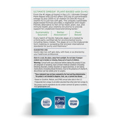 Nordic Naturals Ultimate Omega Plant-Based label close-up