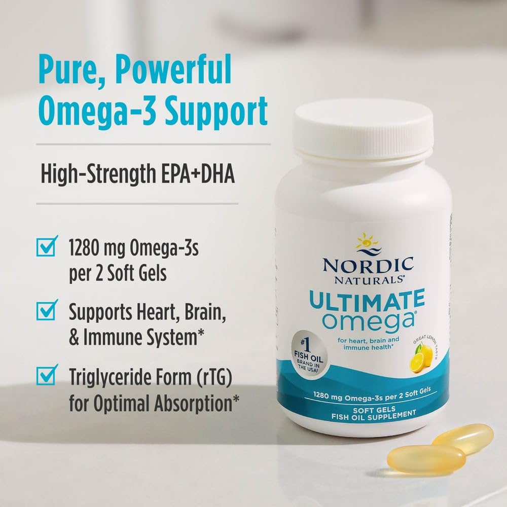 Nordic Naturals Ultimate Omega ingredients panel for transparency and quality