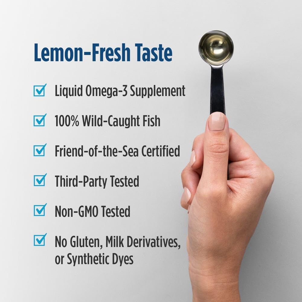 Nordic Naturals Ultimate Omega Xtra Lemon close-up cap ready for daily use in a balanced routine.
