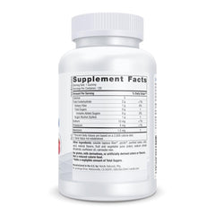 Nordic Naturals Zero Sugar Melatonin Gummies Raspberry bottle back label shows ingredients