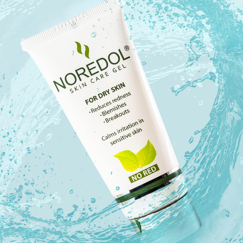 Noredol Skin Care Gel 2 oz packaging suitable for travel