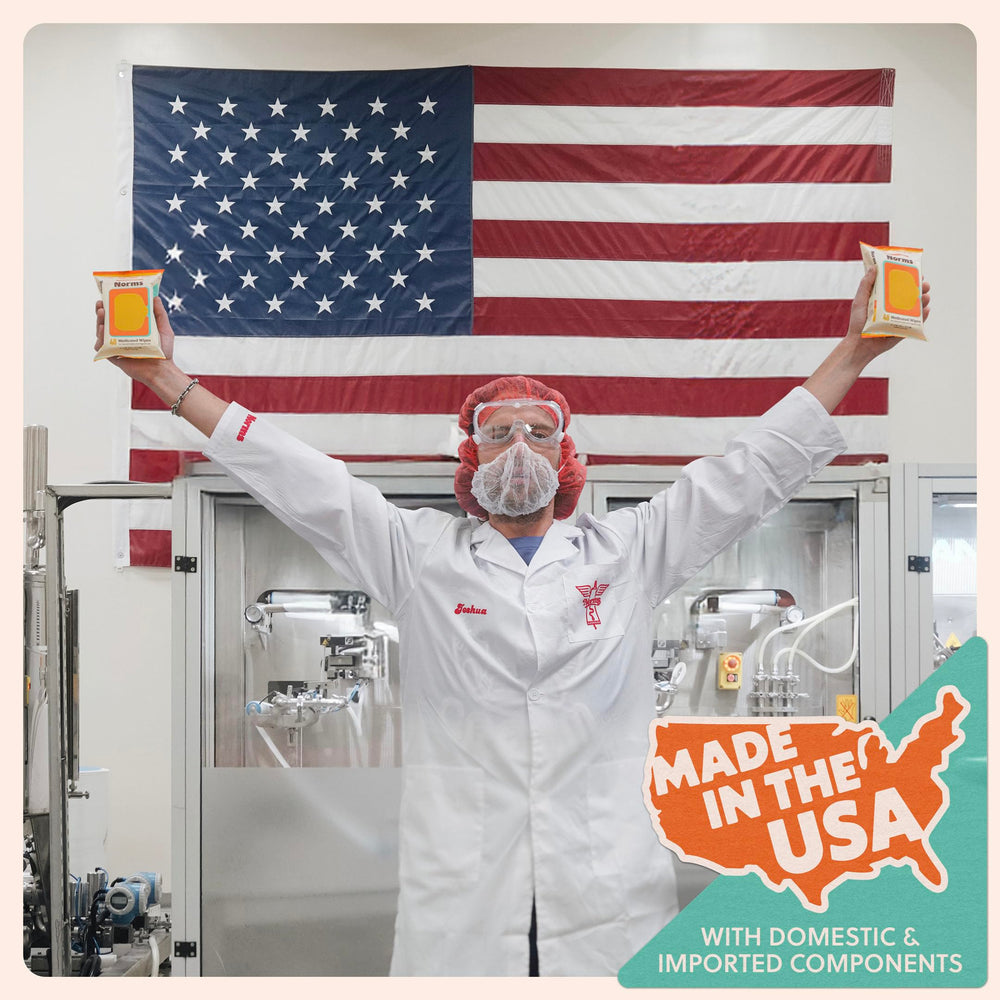 Norms Squeezies made in America for quality manufacturing.