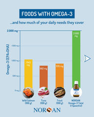 NORSAN Omega-3 Total Lemon smoothie addition boosts omega-3 without artificial flavor.