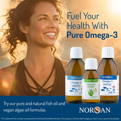 NORSAN Omega-3 Total Liquid serving spoon ready for meal mix.