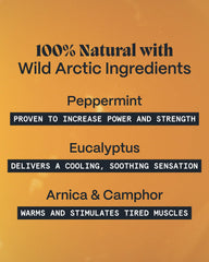 Norse Organics balm packaging image emphasizes clean Arctic formula.