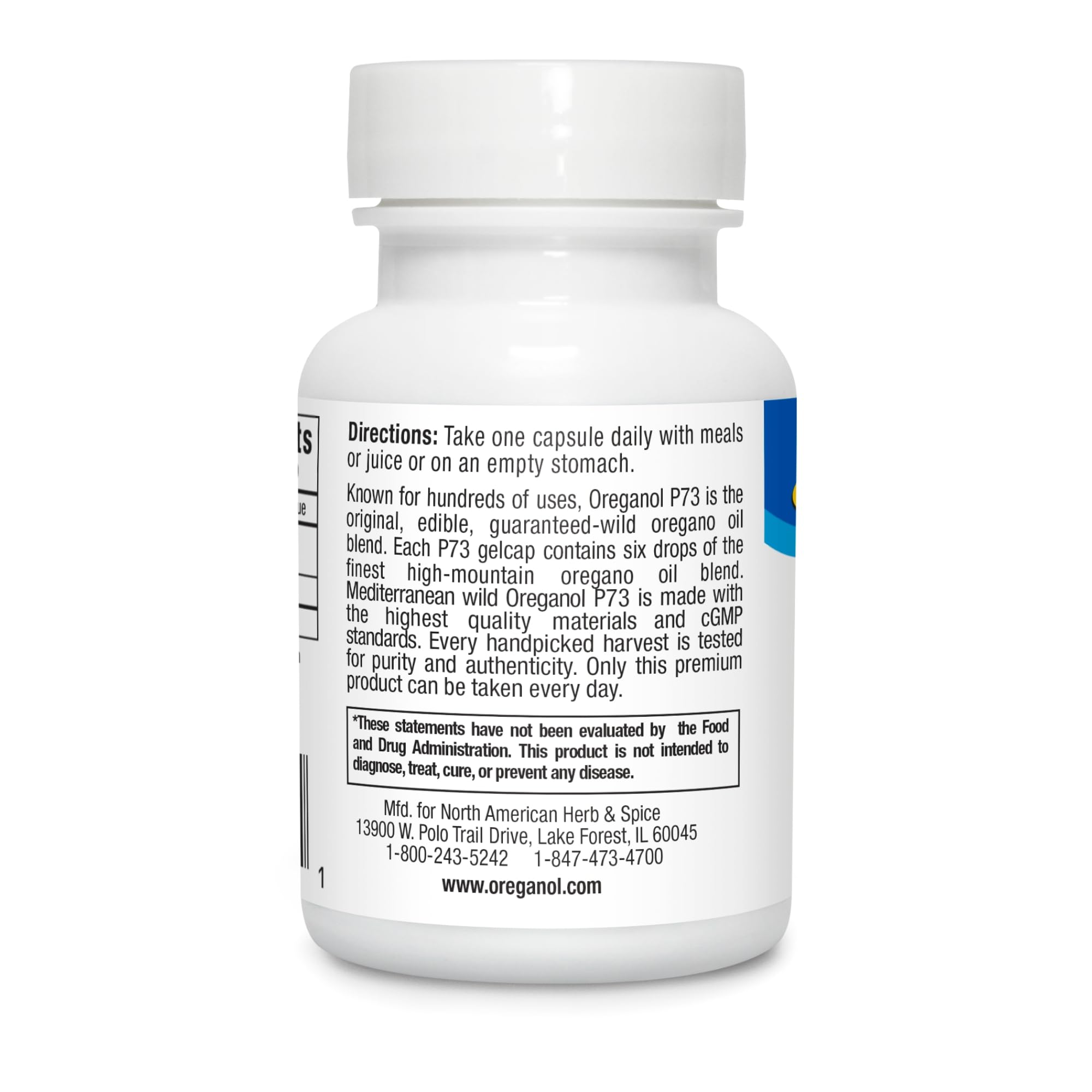 Capsules in hand, illustrating portable daily use of Oreganol P73.