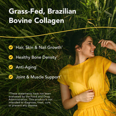 Back label detail of Collagen Power-Plus highlighting non-GMO ingredients