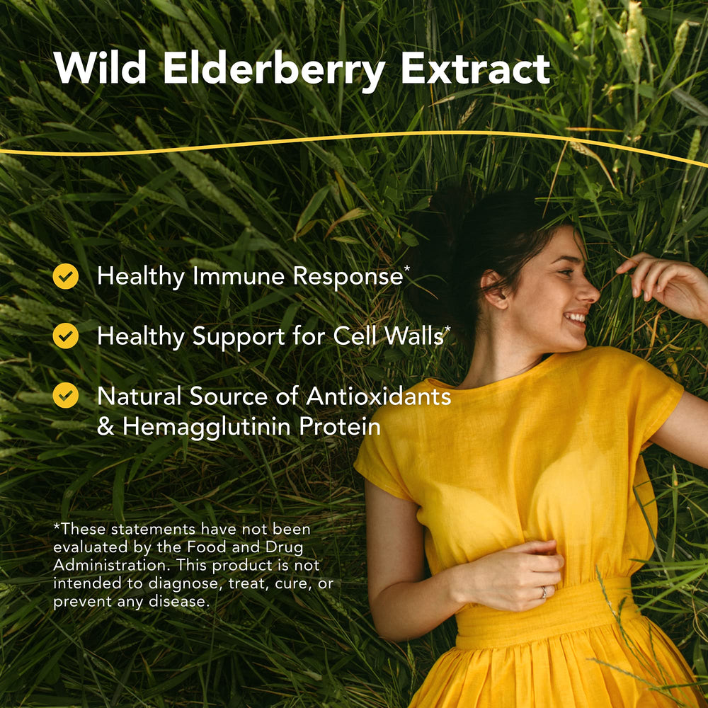 Elderol pour shot for quick, convenient daily intake.