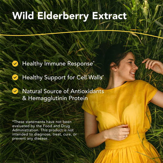 Elderol pour shot for quick, convenient daily intake.