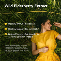 Elderol pour shot for quick, convenient daily intake.