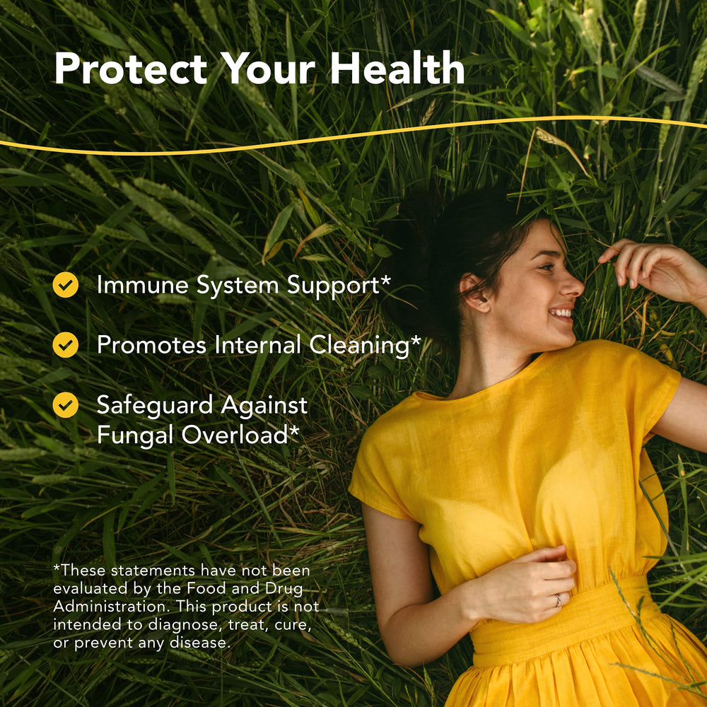 Fung-E-Clenz bottle pour for precise internal use and convenient topical application