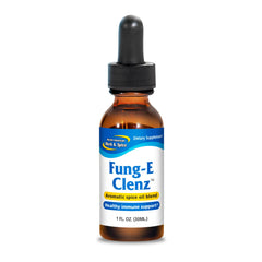 North American Herb & Spice Fung-E-Clenz bottle for easy dosing and rapid absorption