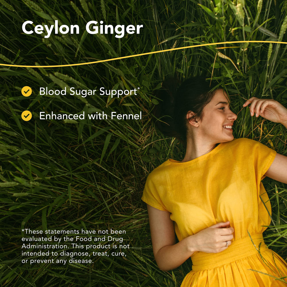 GingaMax bottle front view highlighting premium Ceylon ginger formula.