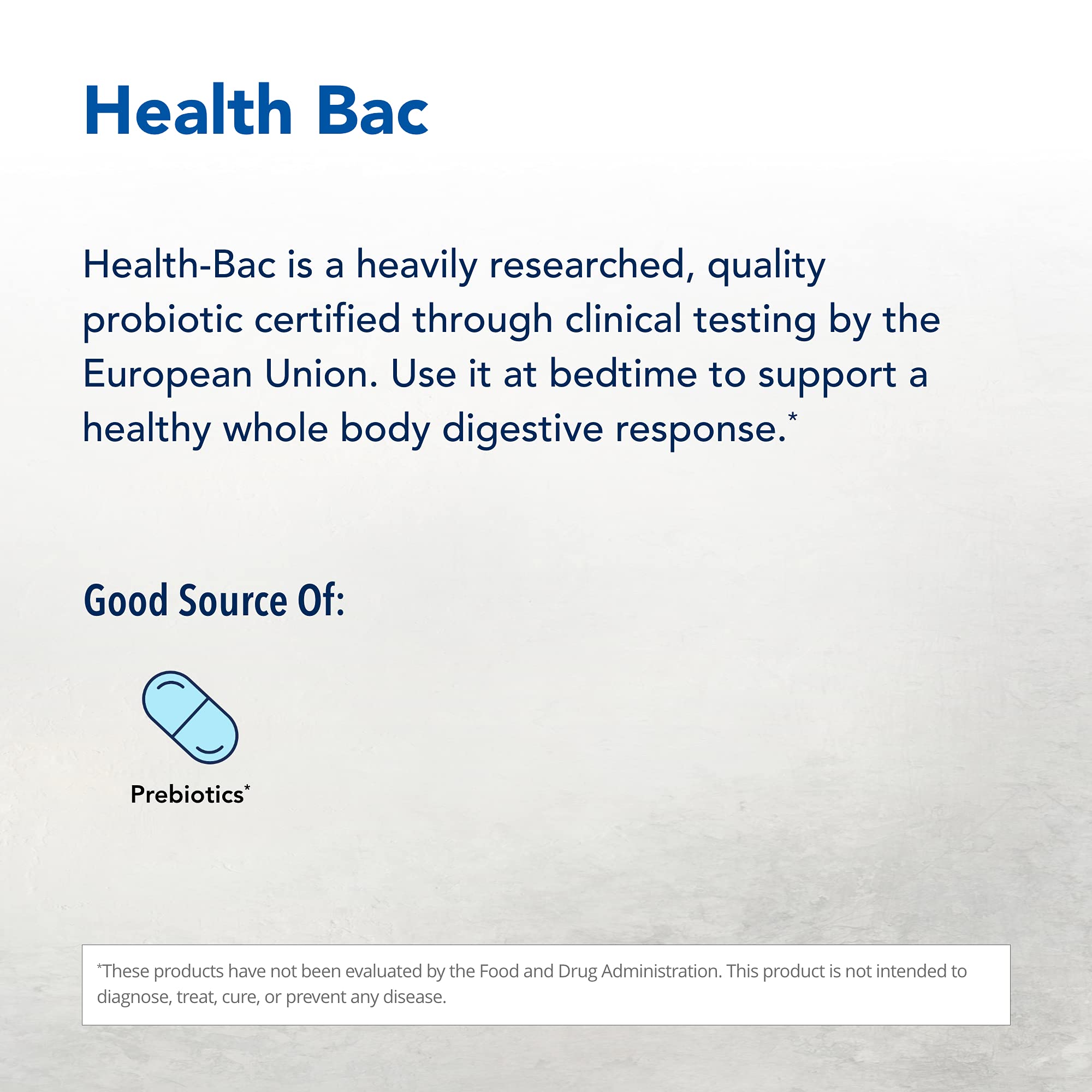 Health-Bac ingredient list shows Ecologic 500 nine strains