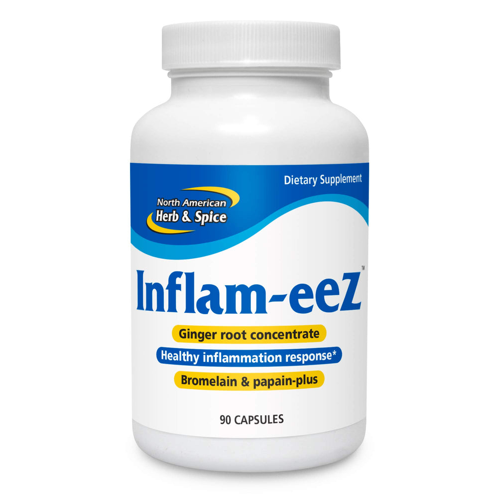 North American Herb & Spice Inflam-eeZ bottle of capsules for daily immune and inflammatory support