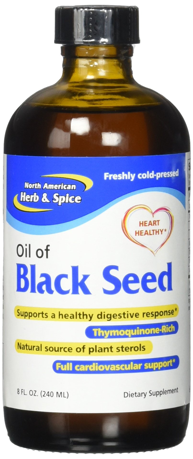 Close-up of North American Herb and Spice oregano oil P73 label with Mediterranean oregano aroma.