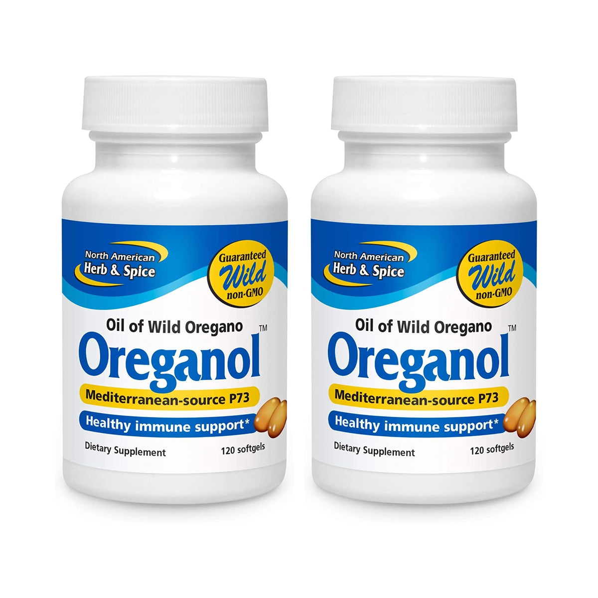 Oreganol P73 bottle with wild oregano oil for daily use