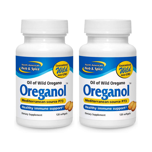 Oreganol P73 bottle with wild oregano oil for daily use