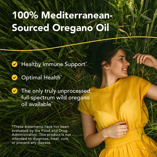 Oreganol P73 softgels closeup for convenient daily herbal use.