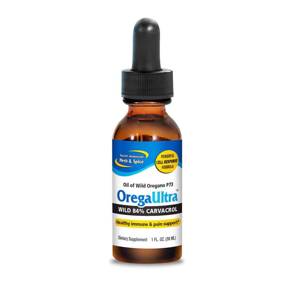 OregaUltra bottle pour shows easy dosing and natural aroma for daily use